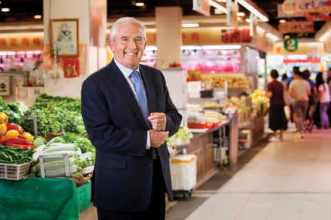 Link REIT Chairman Nicholas Allen explain why fresh markets are an essential part of Hong Kong society. Link REIT Chairman Nicholas Allen explain why fresh markets are an essential part of Hong Kong society.