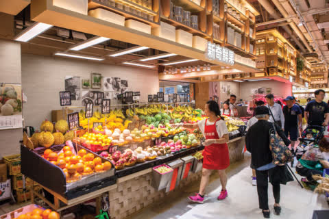 The renovated Link REIT fresh markets beat supermarkets by providing a multi-sensory shopping experience. The renovated Link REIT fresh markets beat supermarkets by providing a multi-sensory shopping experience.