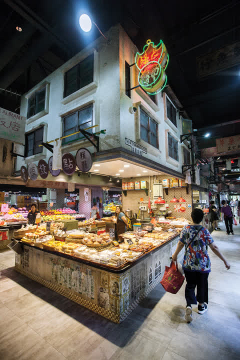 The wide red lampshades in fresh markets which light the fresh produce have become recognisable icons of Hong Kong culture. The wide red lampshades in fresh markets which light the fresh produce have become recognisable icons of Hong Kong culture.